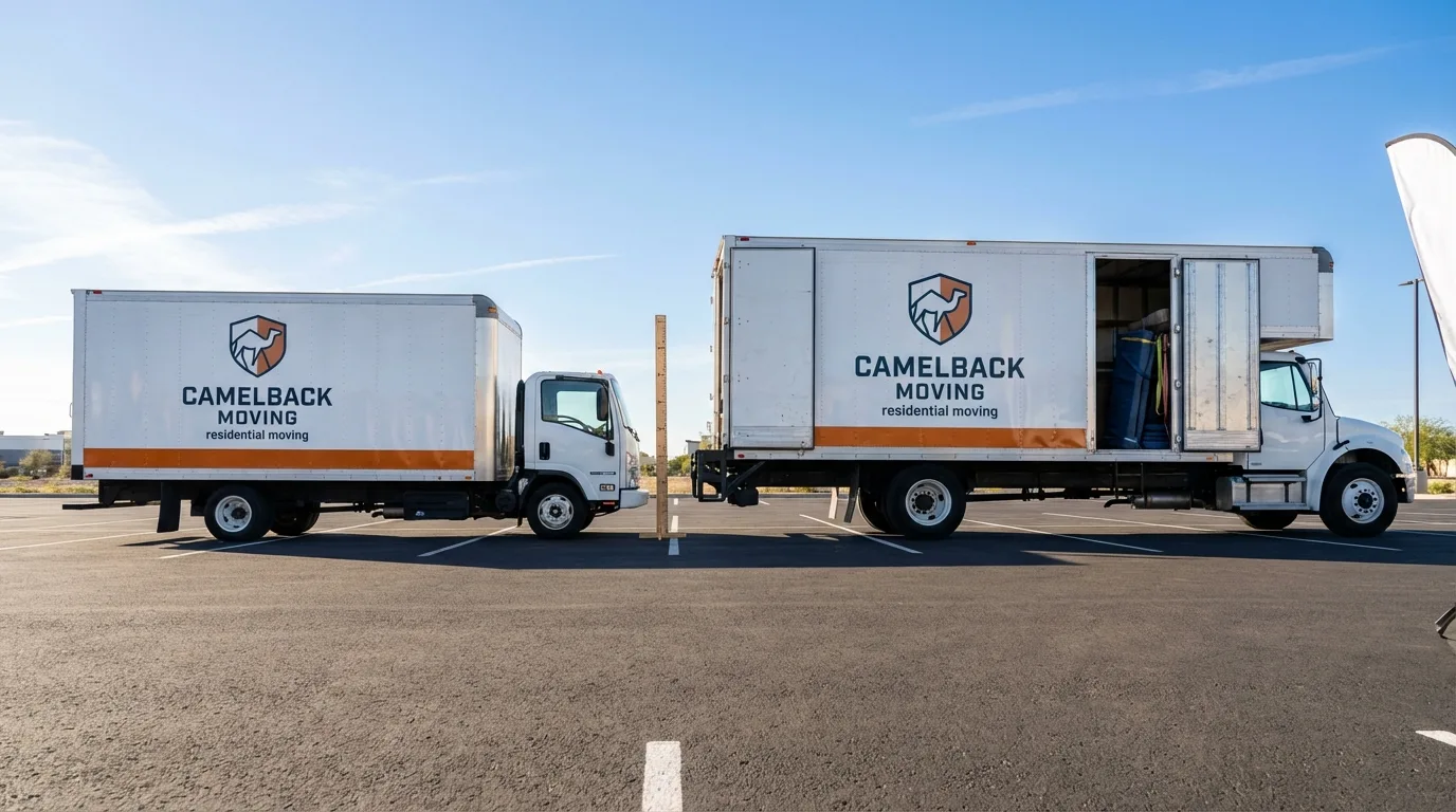 Moving truck size capacity guide in Ridgefield